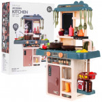 Kuchynský kútik 42 prvkov plastová pastelová